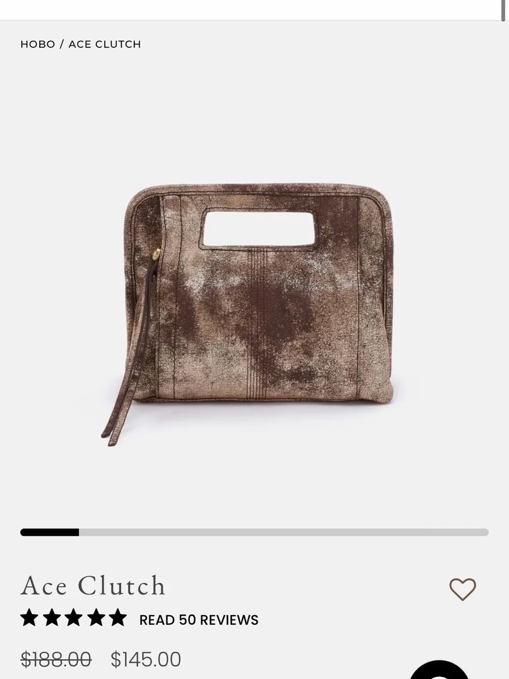 HOBO - Ace clutch handbag